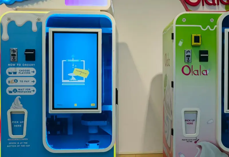 smart ice cream vending machine